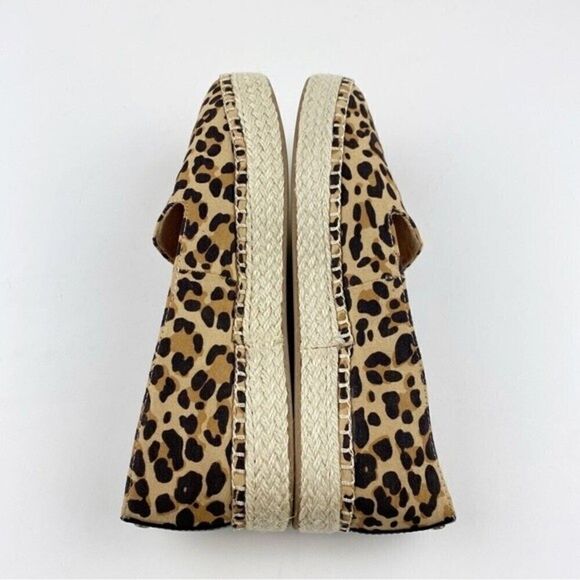 Dr. Scholl's Find Me Animal Print Slip-On Espadrilles Loafers Leopard Size 8 - Picture 6 of 12